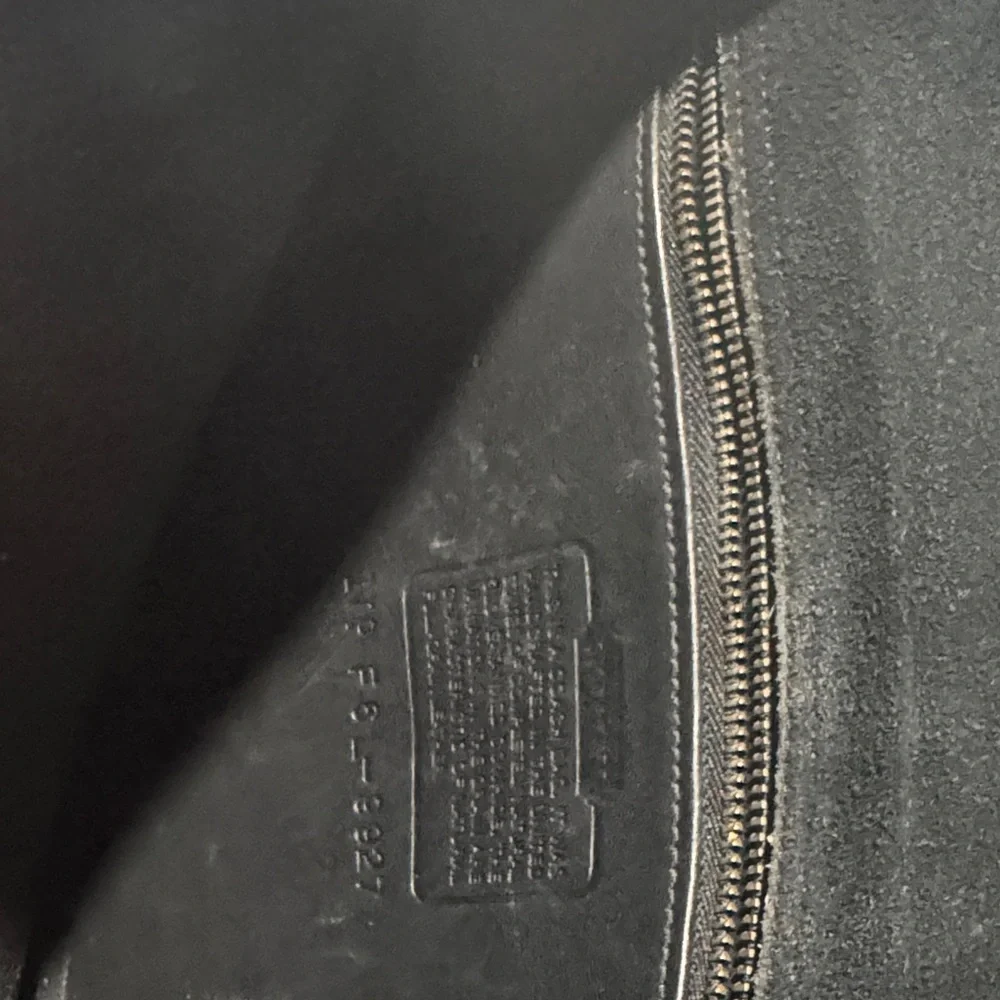 Coach Black Leather Satchel with Gold Details - Picture 5 of 6